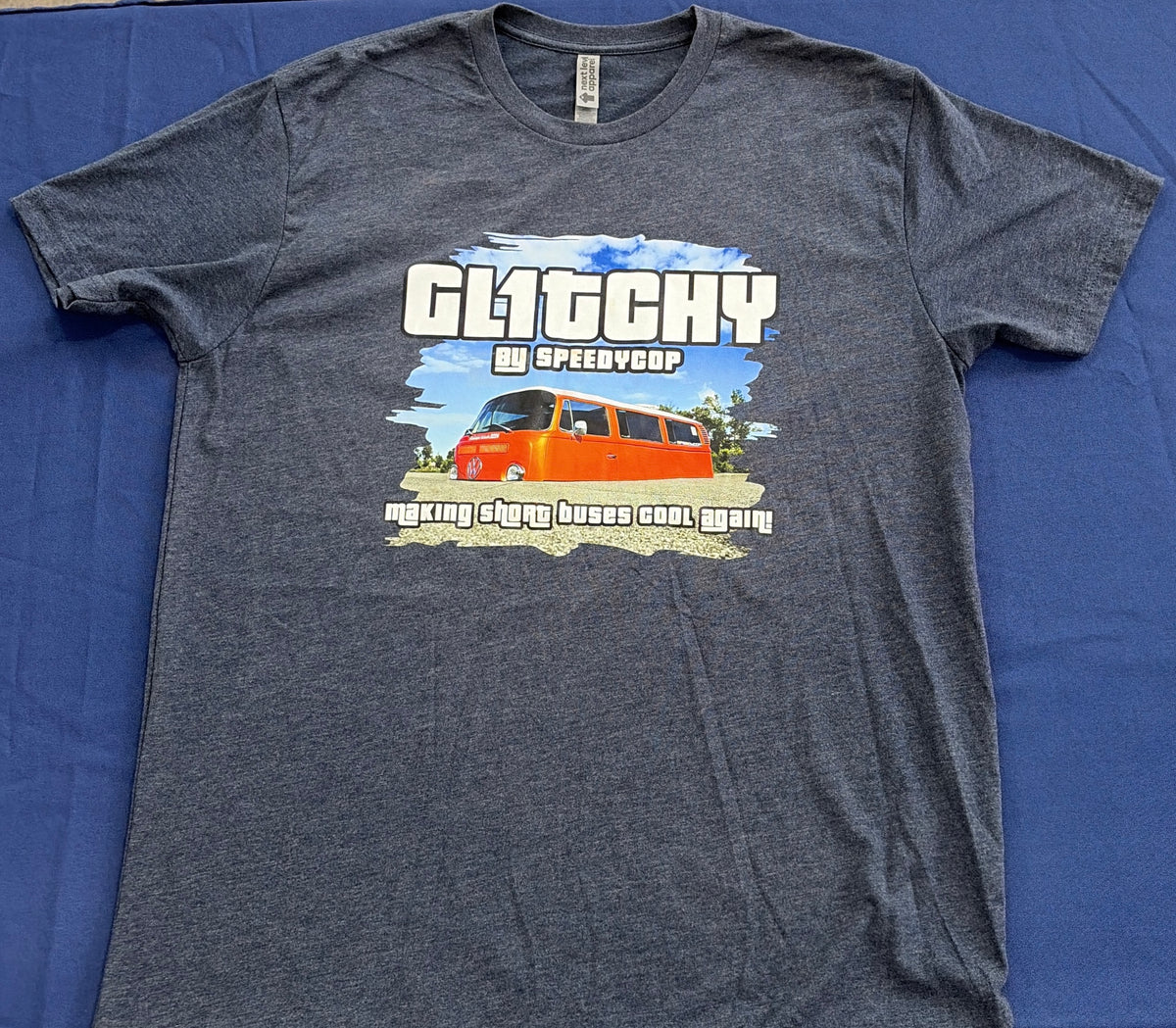 Gl1tchy "making short buses cool again!" - Unisex T-shirt