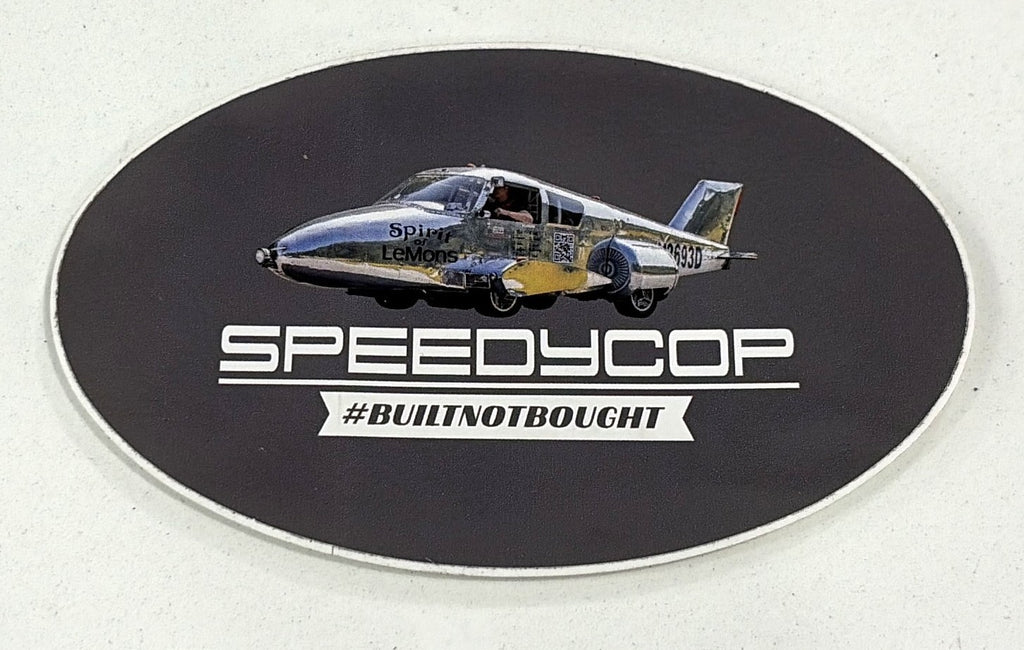 Spirit of Lemons plane car - Sticker