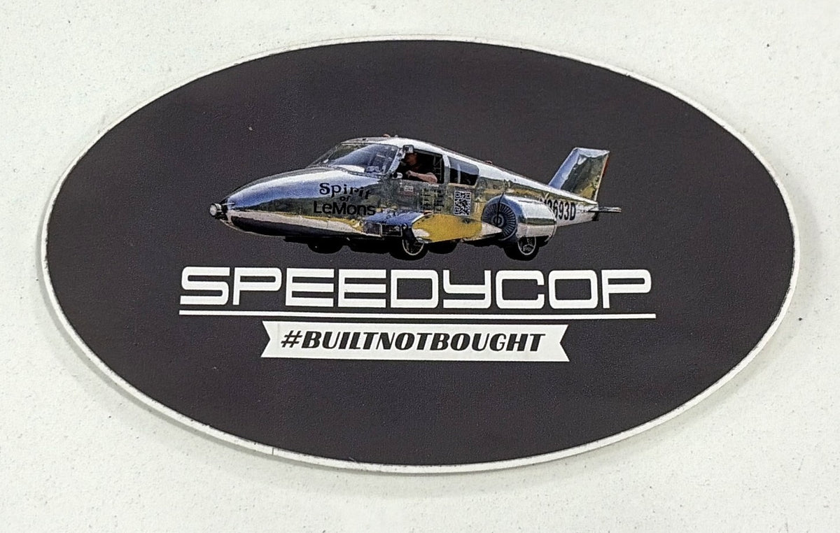 Spirit of Lemons plane car - Sticker