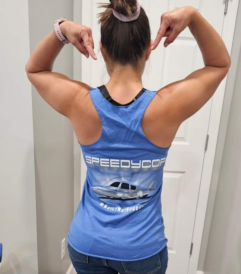"I'd Pull Me Over"/Spirit of Lemons - Ladies Racerback Tank